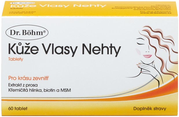 Dr. Böhm® Kůže, vlasy, nehty, 60 tablet